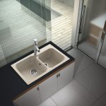 Chiuveta soft compozit Pyramis Twin ARTITHEK 1&3/4B - imagine 3