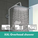 Hansgrohe Croma E 280 coloana de dus cu baterie termostatata, crom - imagine 5