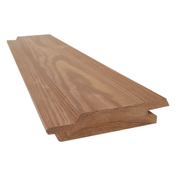 Lambriu pin termotratat 21x100x3000 mm, imbinat in dinti, finisaj neted, montaj nut-feder
