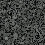 Arcana Battuto Grafito 20x20 cm gresie aspect terrazzo, nerectificata, finisaj mat