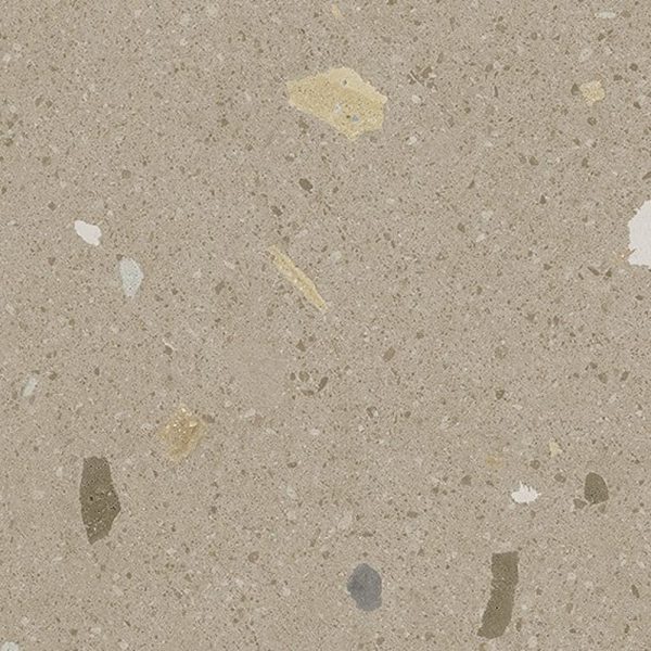 Arcana Croccante Avellana 20x20 cm gresie portelanata, aspect terrazzo, nerectificata, finisaj mat