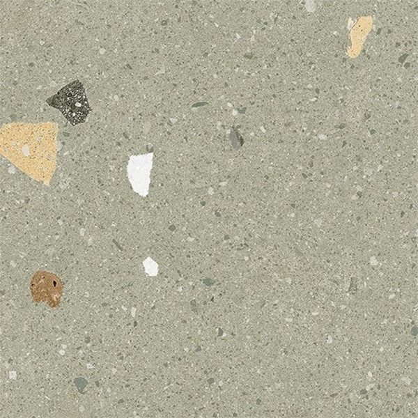 Arcana Croccante Menta 20x20 cm gresie portelanata, aspect terrazzo, nerectificata, finisaj mat