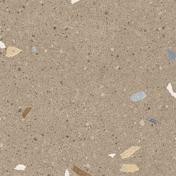 Arcana Croccante Nuez 20x20 cm gresie portelanata, aspect terrazzo, nerectificata, finisaj mat
