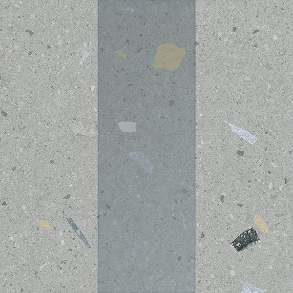 Arcana Eclair Arandano 20x20 cm gresie portelanata, aspect terrazzo, nerectificata, finisaj mat