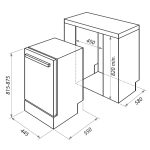 Masina de spalat vase incorporabila Pyramis DWI 45FI - imagine 5