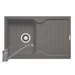 Set chiuveta granit PORTOS & baterie ASALIA - Grey