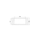 Chiuveta bucatarie MIDO PLUS 78x46 1B1D Black - imagine 3