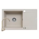 Set chiuveta granit MIDO PLUS & baterie BELLO - Beige