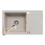 Set chiuveta granit MIDO PLUS & baterie FIDO - Beige