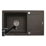 Set chiuveta granit MIDO PLUS & baterie FIDO - Black
