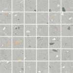 Arcana Croccante Mosaico Sesamo 30x30 cm, mozaic gresie portelanata, aspect terrazzo, nerectificata, finisaj mat