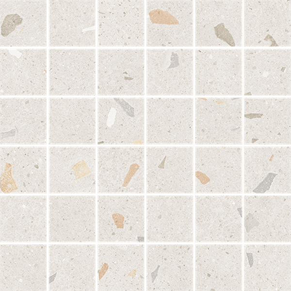 Arcana Croccante Mosaico Tutti Frutti 30x30 cm, mozaic gresie portelanata, aspect terrazzo, nerectificata, finisaj mat