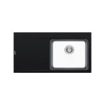 Chiuveta granit si inox PYRROS 100x52 1B 1D DR Carbon