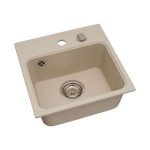 Chiuveta granit Pyramis MINI CAMEA 1B 40x40 Beige - imagine 2