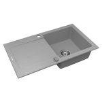 Chiuveta granit Pyramis ALYA 1B 1D 76x44 Grey - imagine 2