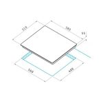 Plita gaz Pyramis 60KS 3040 - imagine 2