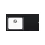 Chiuveta granit si inox PYRROS 100x52 1B 1D ST Carbon