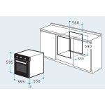Cuptor electric 60IN 2040 Analog Beige - imagine 3
