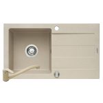 Set chiuveta granit MAIDSINKS Pyramis Senar & baterie ASALIA - Beige