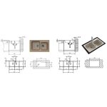 Set chiuveta soft compozit Pyramis Twin ARTITHEK Negru + Baterie - imagine 2