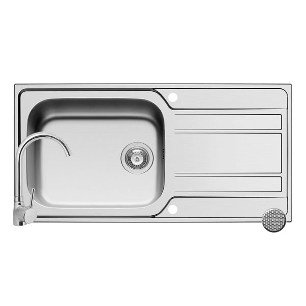 Set chiuveta inox ZEDA EXTRA + baterie BELLO