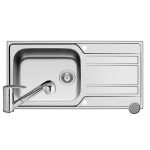 Set chiuveta inox ZEDA EXTRA + baterie FIDO