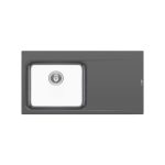 Chiuveta granit si inox PYRROS 100x52 1B 1D ST Iron grey