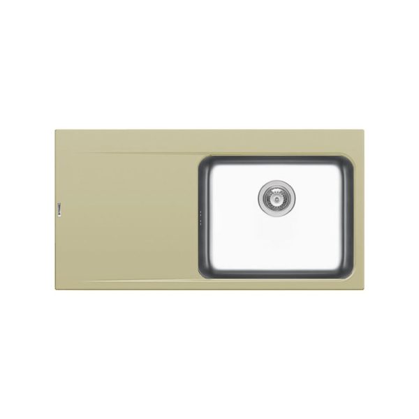 Chiuveta granit si inox PYRROS 100x52 1B 1D DR Mocha