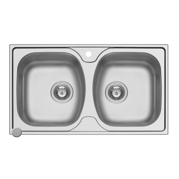 Chiuveta inox Ecoline ASPECT 2B LN