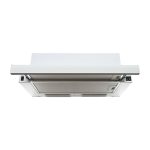 Hota Telescopica Silver Sliding Full White Glass -60cm- - imagine 4
