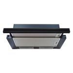 Hota Telescopica Silver Sliding Full Black Glass -60cm- - imagine 4