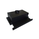 Hota Telescopica Silver Sliding Full Black Glass -60cm- - imagine 3