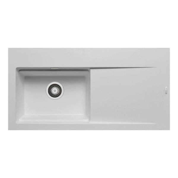 Chiuveta granit TEKTON 100x51 1B 1D ST Snow