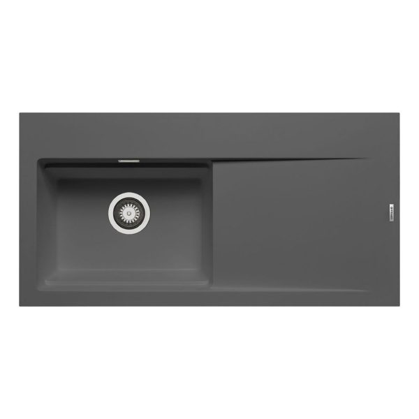 Chiuveta granit TEKTON 100x51 1B 1D ST Iron Grey