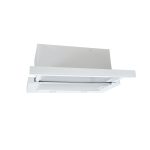 Hota Telescopica Silver Sliding Turbo Full White Glass -60cm-