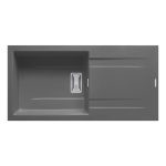 Chiuveta granit KARTESIO PLUS 100x50 1B 1D Iron Grey
