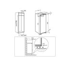 Frigider incorporabil ventilat RF1780 - imagine 5