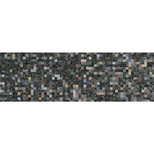 Arcana Pixel-R Grafito 32x99 cm faianta aspect terrazzo, rectificata, finisaj mat