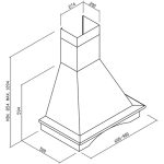 Hota Rustica Semineu CHR115 -90cm- - imagine 3