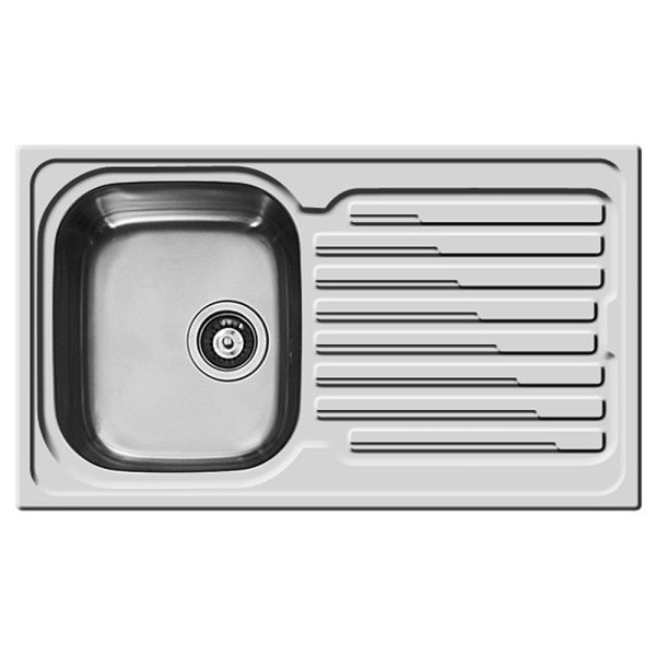 Chiuveta Inox AMALTIA 86x50 1B1D SM