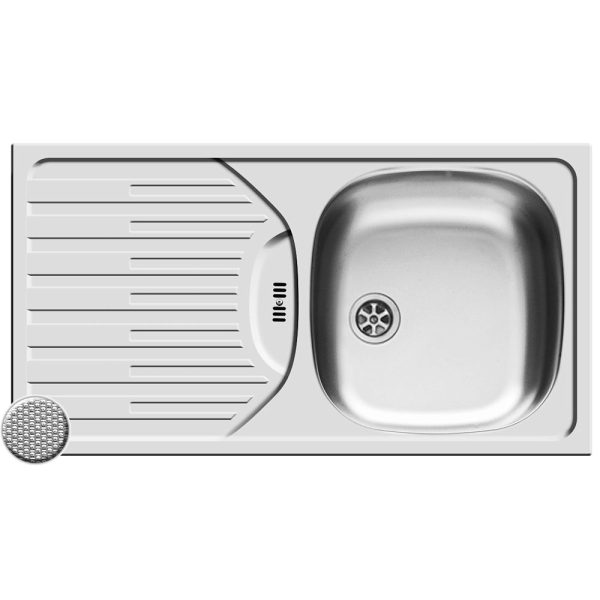 Chiuveta Inox ET78 Fork 780mm*435mm DR