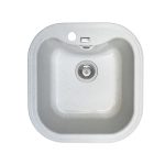 Chiuveta soft compozit Pyramis Square DUROTHEK 1B ALB