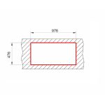 Chiuveta soft compozit Pyramis SIERRA Durothek 100X50 1B1D DR - imagine 4