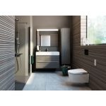 Roca In-Wash Inspira Smart wc suspendat Rimless cu funcție de bideu, capac slow close inclus, alb - imagine 11