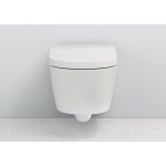 Roca In-Wash Inspira Smart wc suspendat Rimless cu funcție de bideu, capac slow close inclus, alb - imagine 7
