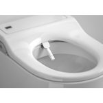 Roca In-Wash Inspira Smart wc suspendat Rimless cu funcție de bideu, capac slow close inclus, alb - imagine 8