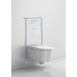 Roca In-Wash Inspira Smart wc suspendat Rimless cu funcție de bideu, capac slow close inclus, alb - imagine 9