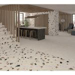 Arcana Miscela-R Nacar 60x120 cm gresie aspect terrazzo, rectificata, finisaj mat - imagine 3