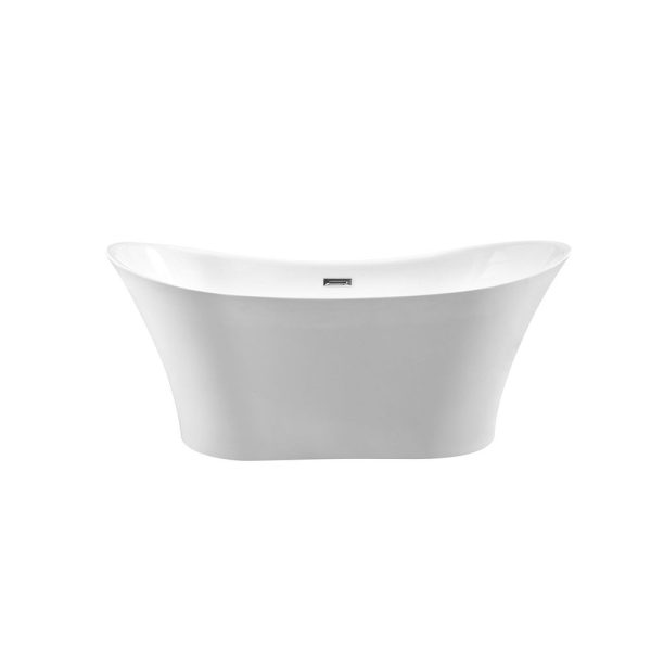 Besco Amber cada freestanding 170x80 cm, acril, alb