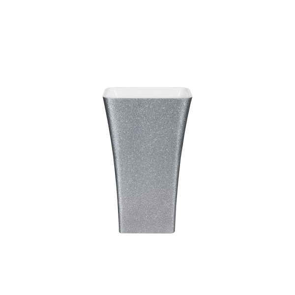 Besco Assos Glam lavoar freestanding 50x40 cm, mineral DuraBe, Silver